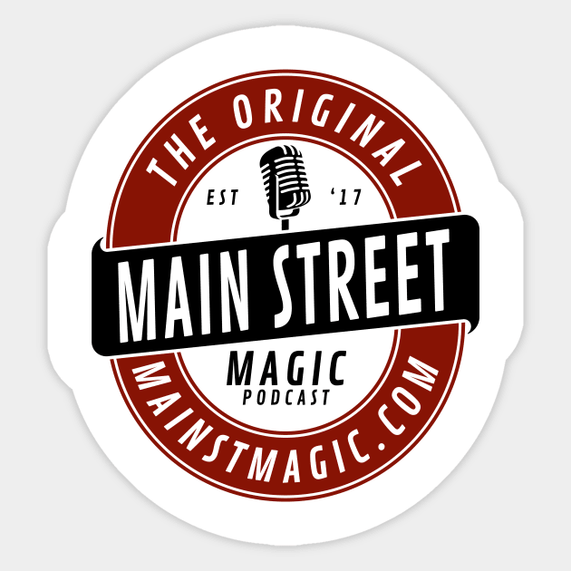 Main Street Magic Bar Logo Sticker by Main Street Magic